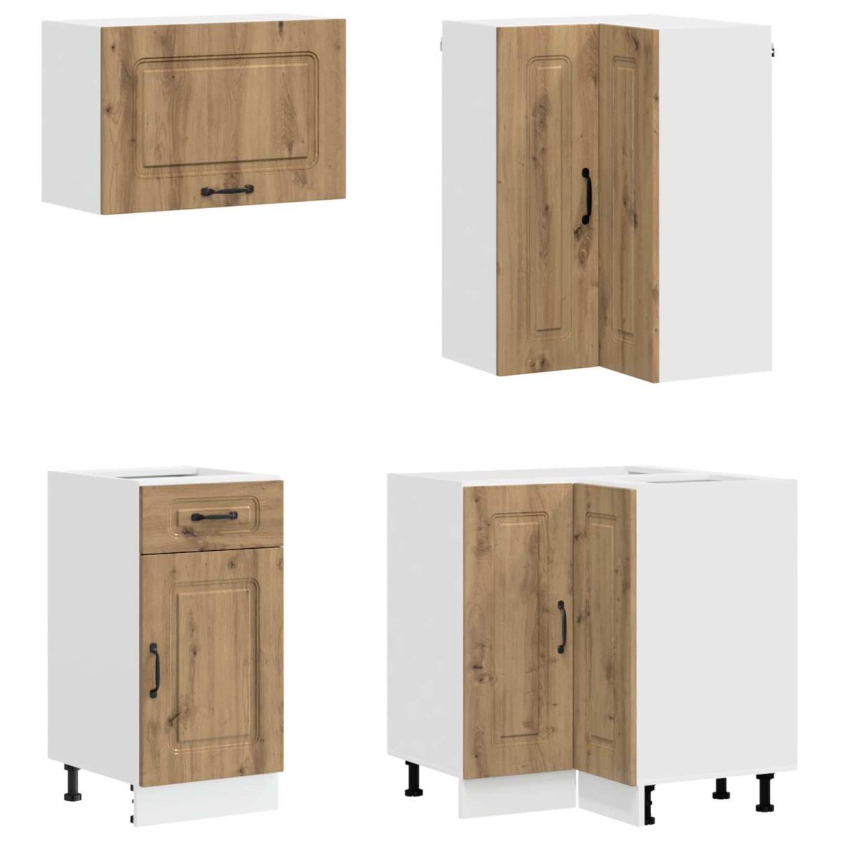 vidaXL Μονάδα κουζίνας KALMAR 8 τμχ. Artisan Δρυς Επεξεργασμένο Ξύλο