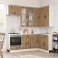 vidaXL Μονάδα κουζίνας KALMAR 8 τμχ. Artisan Δρυς Επεξεργασμένο Ξύλο