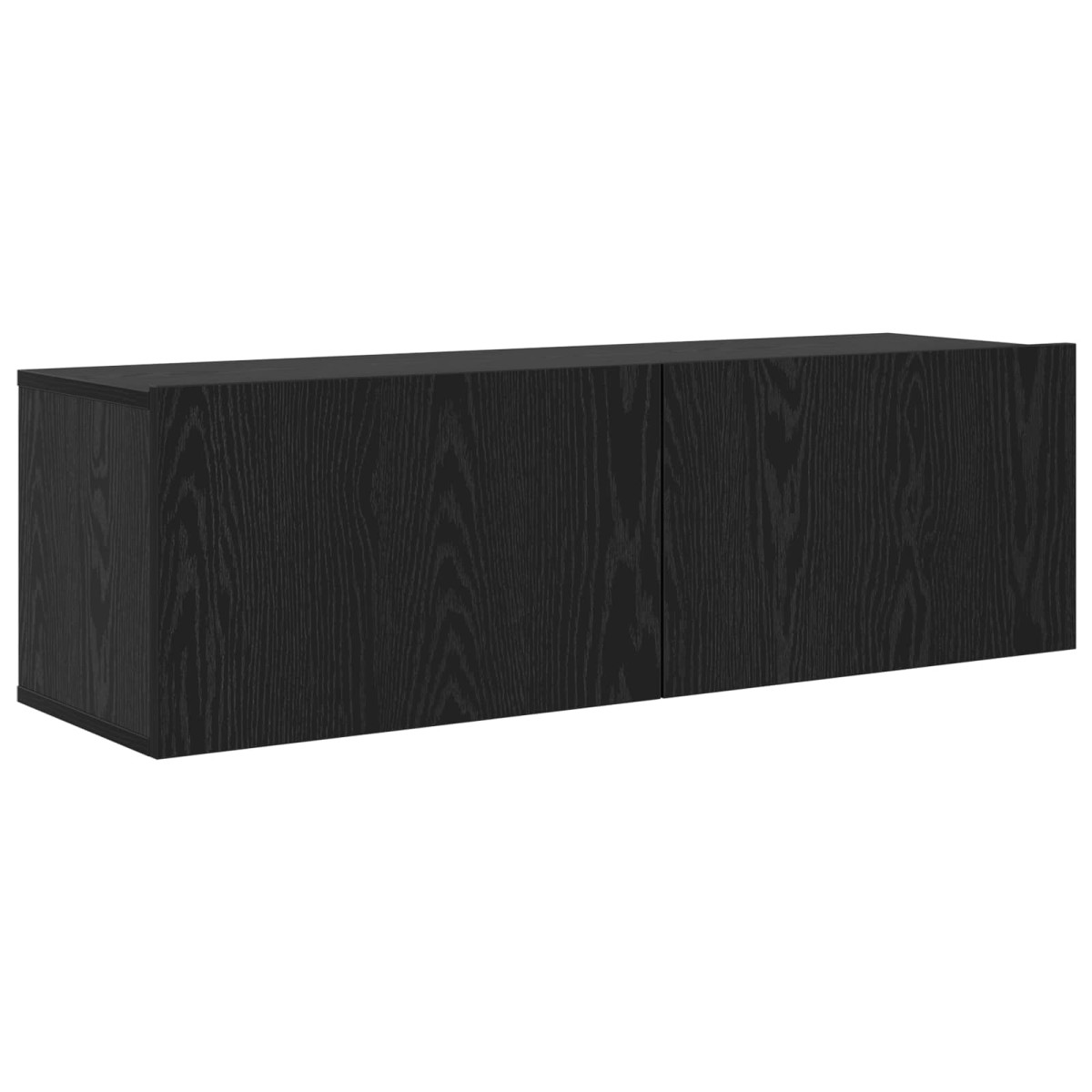 vidaXL Σετ επίπλου τηλεόρασης 7 pcs Μαύρη Δρυς Επεξεργασμένο Ξύλο