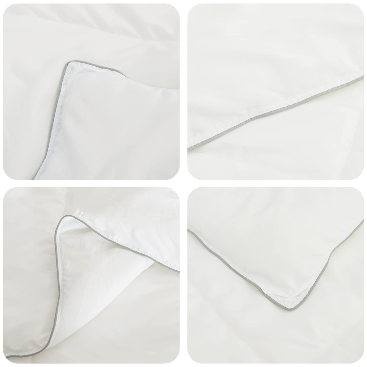 vidaXL Πάπλωμα TRIER 137x200 εκ. Καλοκαίρι 140 GSM Λευκό Υποαλλεργικό