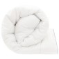 vidaXL Πάπλωμα TRIER 137x200εκ 4 Εποχές 140+220GSM Λευκό Σχέδιο 2 σε 1