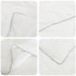 vidaXL Πάπλωμα TRIER 152x203 εκ. Καλοκαίρι 140 GSM Λευκό Υποαλλεργικό