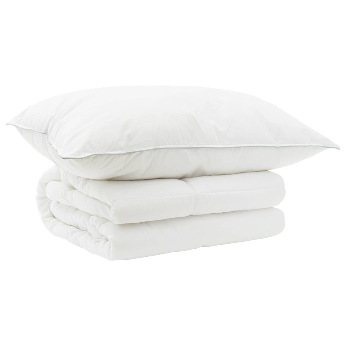 vidaXL Σέτ Παπλώματος και Μαξιλαριού 2 τμχ. 150x200 εκ Καλοκαίρι Μαλλί