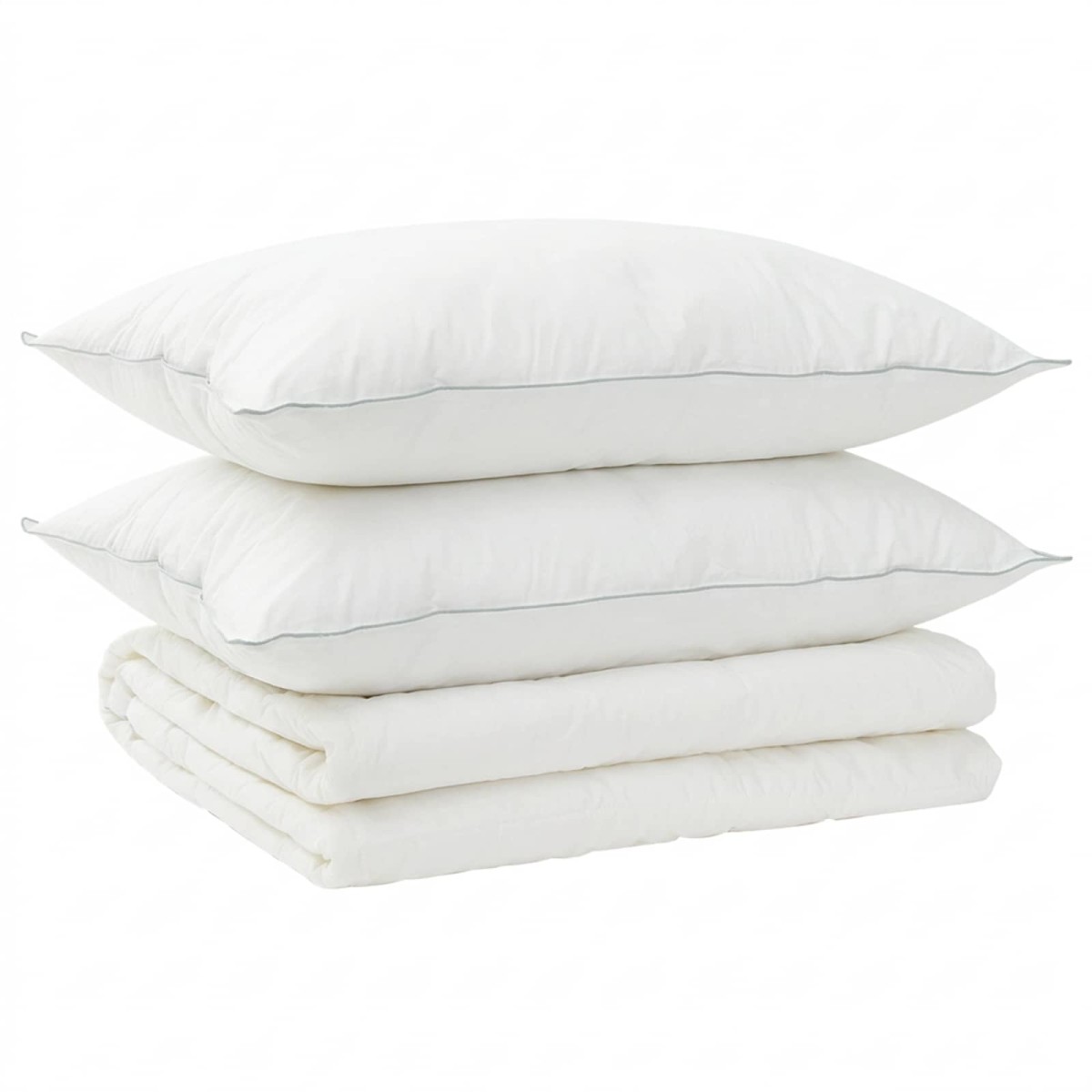 vidaXL Σέτ Παπλώματος και Μαξιλαριού 3 τμχ. 135x220 εκ Καλοκαίρι Μαλλί