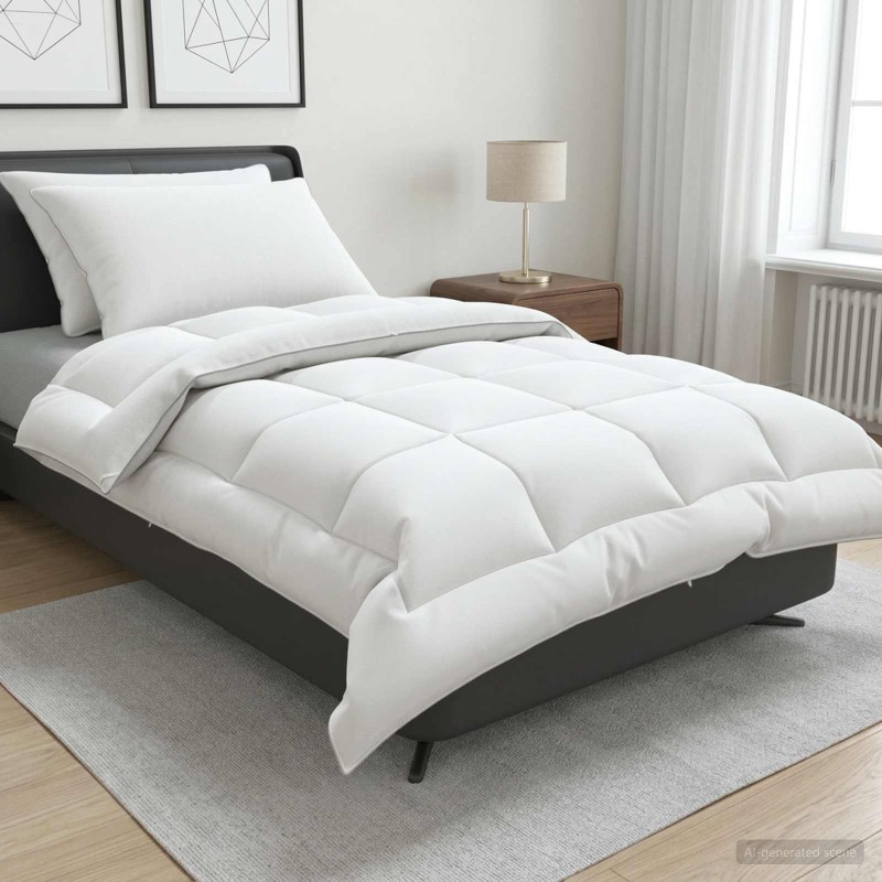 vidaXL Σέτ Παπλώματος και Μαξιλαριού 3 τμχ. 155 x 220 cm 4 Εποχές