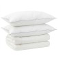 vidaXL Σέτ Παπλώματος και Μαξιλαριού 3 τμχ. 220x240 εκ Χειμώνας Μαλλί