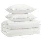 vidaXL Σέτ Παπλώματος και Μαξιλαριού 3 τμχ. 240x260 εκ 4 Εποχές Μαλλί