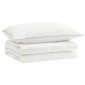 vidaXL Σετ πάπλωμα 90% χήνας FULDA 2 τμχ. 150 x 200 cm Καλοκαίρι Λευκό
