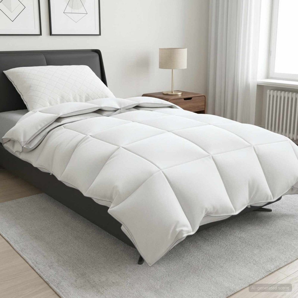 vidaXL Σετ πάπλωμα 90% χήνας FULDA 2 τμχ. 137 x 200 cm Όλες οι εποχές
