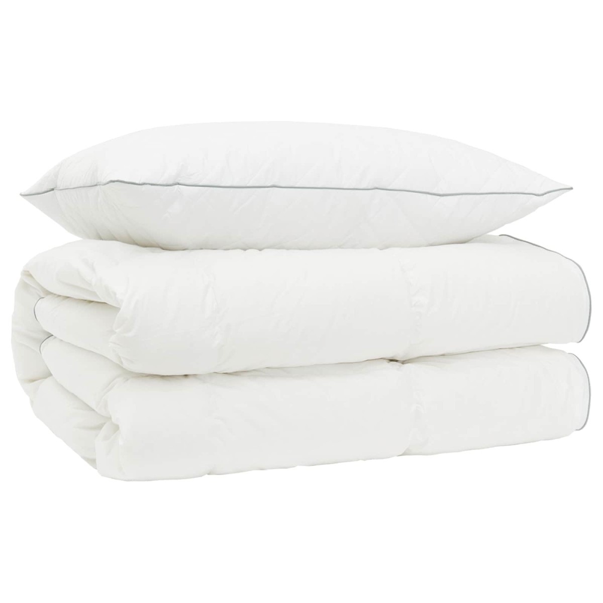 vidaXL Σετ πάπλωμα 90% χήνας FULDA 2 τμχ. 150 x 200 cm Όλες οι εποχές