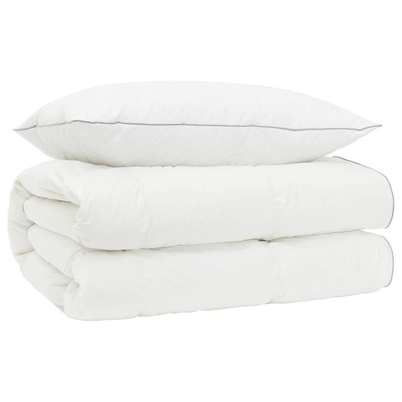vidaXL Σετ πάπλωμα 90% χήνας FULDA 2 τμχ. 152 x 203 cm Όλες οι εποχές