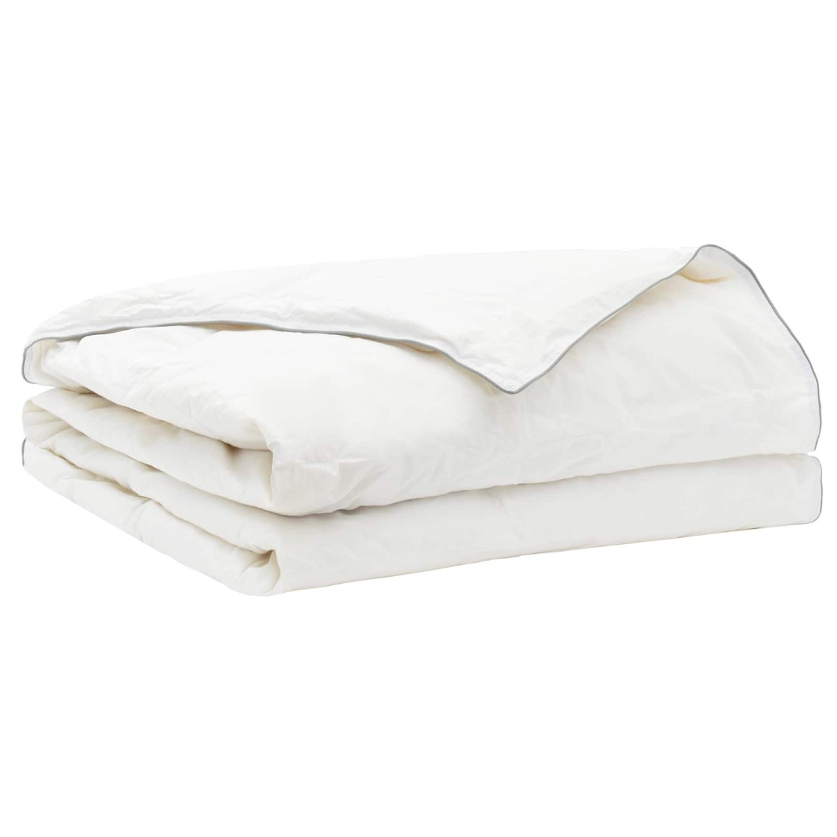 vidaXL Σετ πάπλωμα 90% χήνας FULDA 3 τμχ. 140 x 220 cm Καλοκαίρι Λευκό