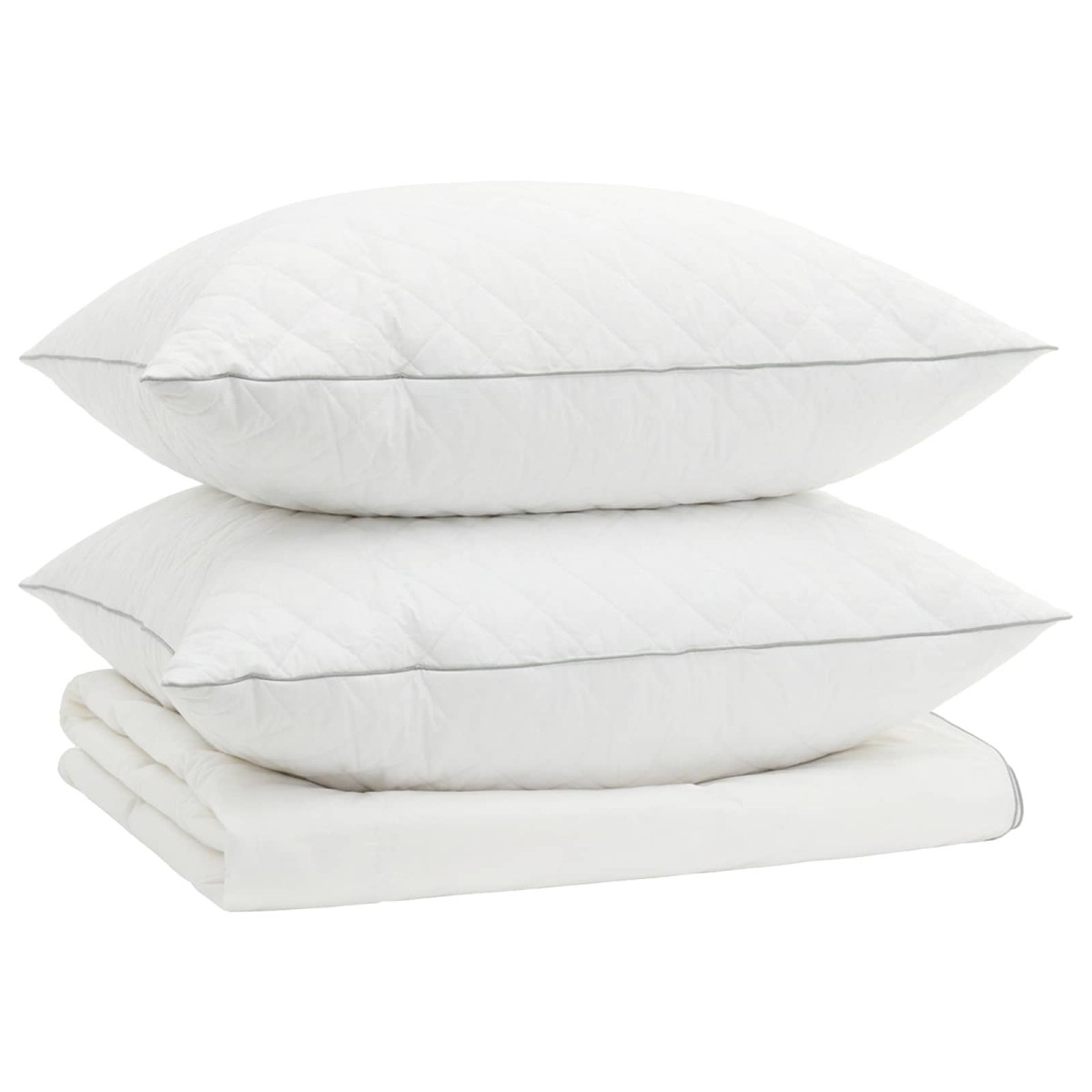 vidaXL Σετ πάπλωμα 90% χήνας FULDA 3 τμχ. 220 x 240 cm Καλοκαίρι Λευκό