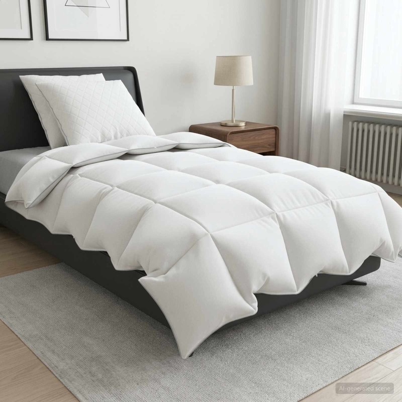 vidaXL Σετ πάπλωμα 90% χήνας FULDA 3 τμχ. 135 x 220 εκ. Όλες οι εποχές