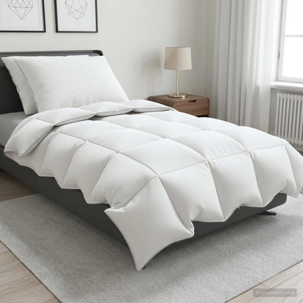vidaXL Σετ πάπλωμα 90% χήνας FULDA 3 τμχ. 155 x 220 cm Όλες οι εποχές