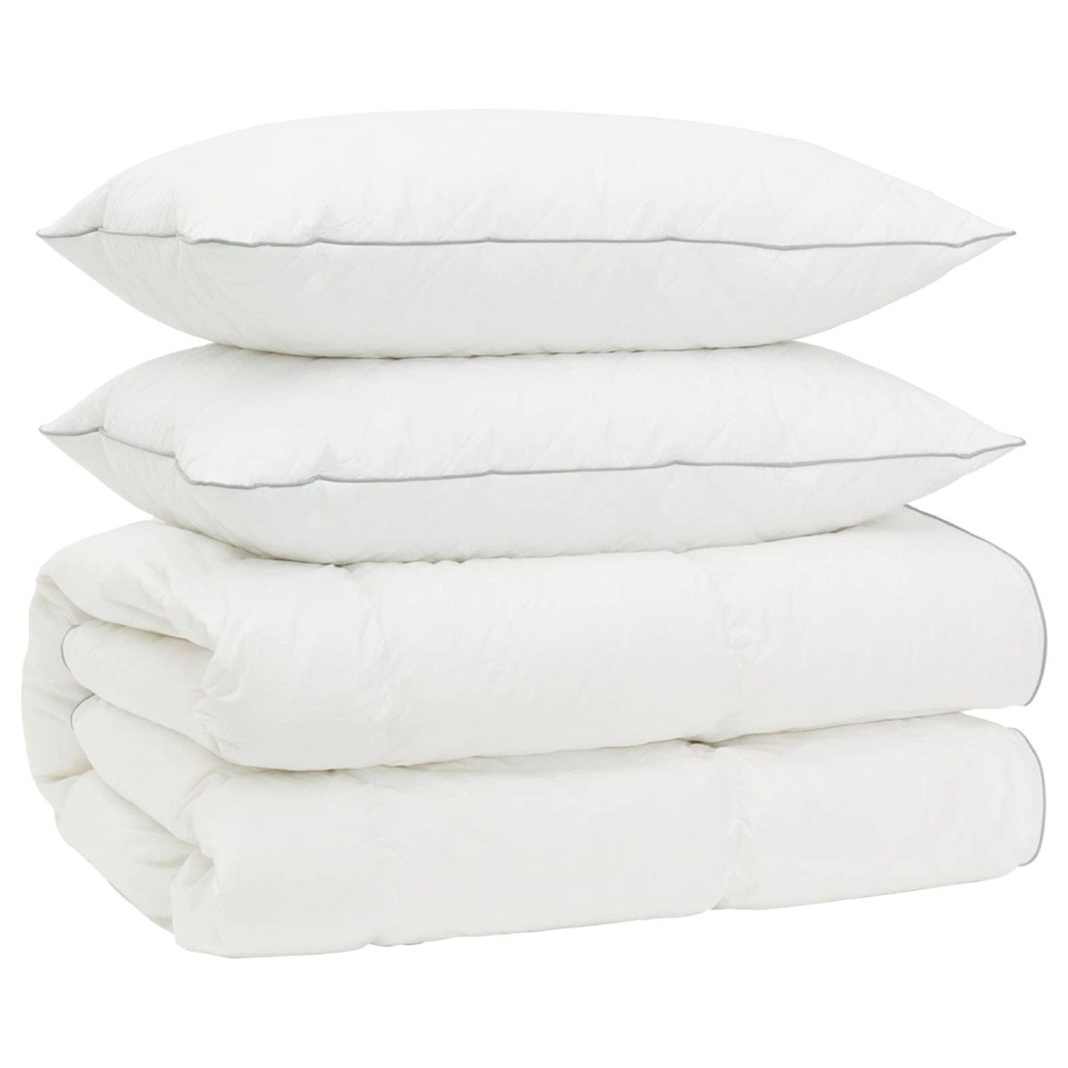 vidaXL Σετ πάπλωμα 90% χήνας FULDA 3 τμχ. 220 x 240 cm Όλες οι εποχές
