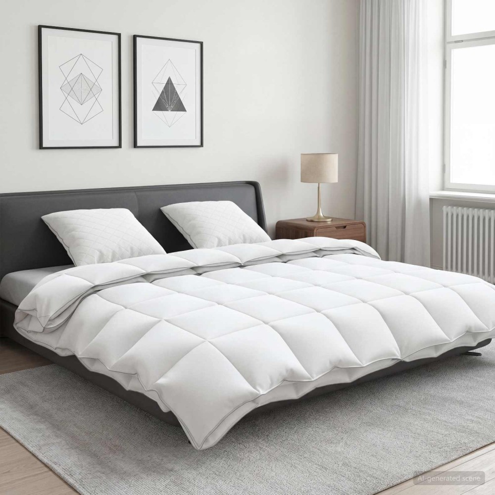 vidaXL Σετ πάπλωμα 90% χήνας FULDA 3 τμχ. 220 x 260 cm Όλες οι εποχές