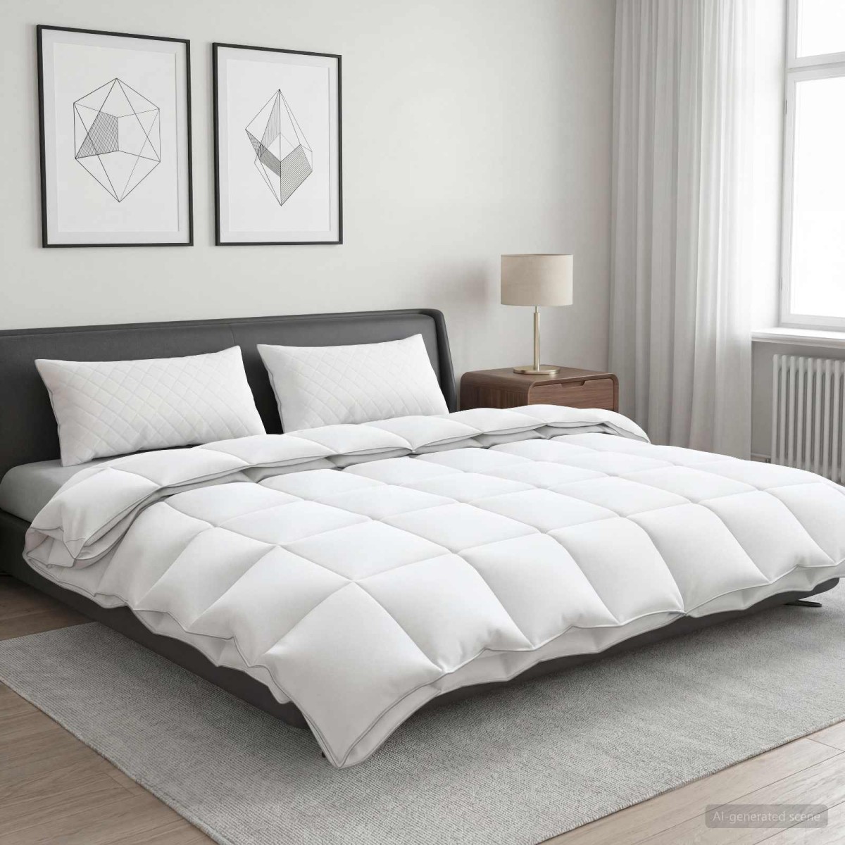 vidaXL Σετ πάπλωμα 90% χήνας FULDA 3 τμχ. 240 x 260 εκ. Όλες οι εποχές
