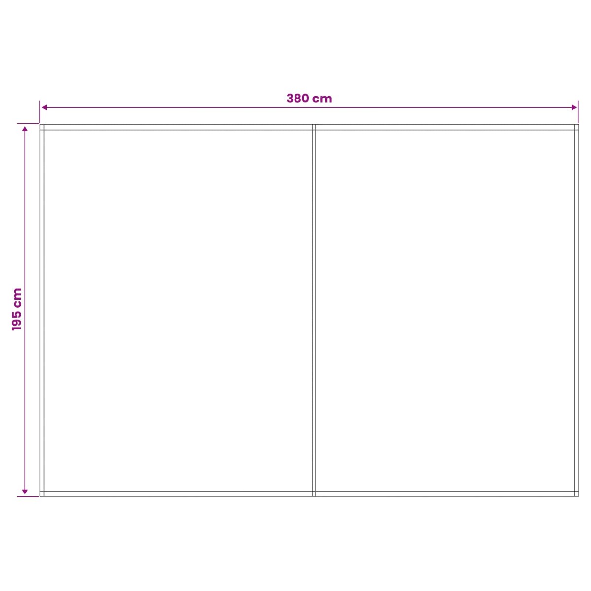 vidaXL Ύφασμα αντικατάστασης τέντας Καφέ 400 x 200 cm Πολυεστέρας
