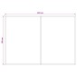 vidaXL Ύφασμα αντικατάστασης τέντας Μπεζ 250 x 200 cm Πολυεστέρας