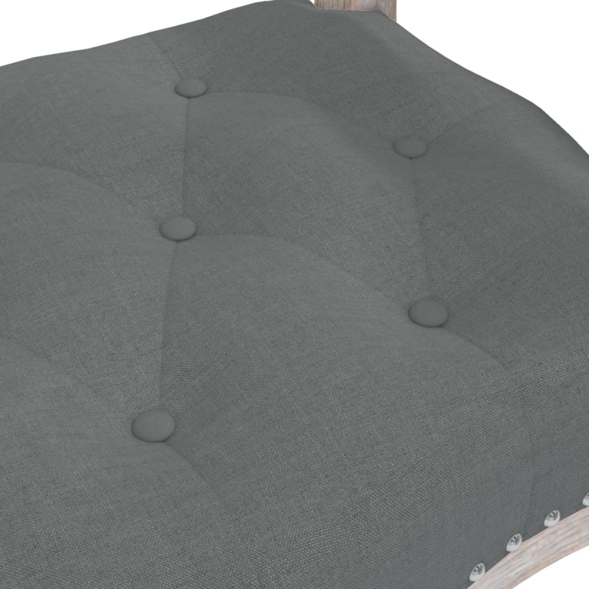 vidaXL Πάγκος Σκούρο Γκρι 110x45x60 εκ. Υφασμάτινος