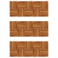 vidaXL Πλάκα Κατασκευής 30 τεμ. Καφέ 30 x 30 cm Ξύλο Ακακίας