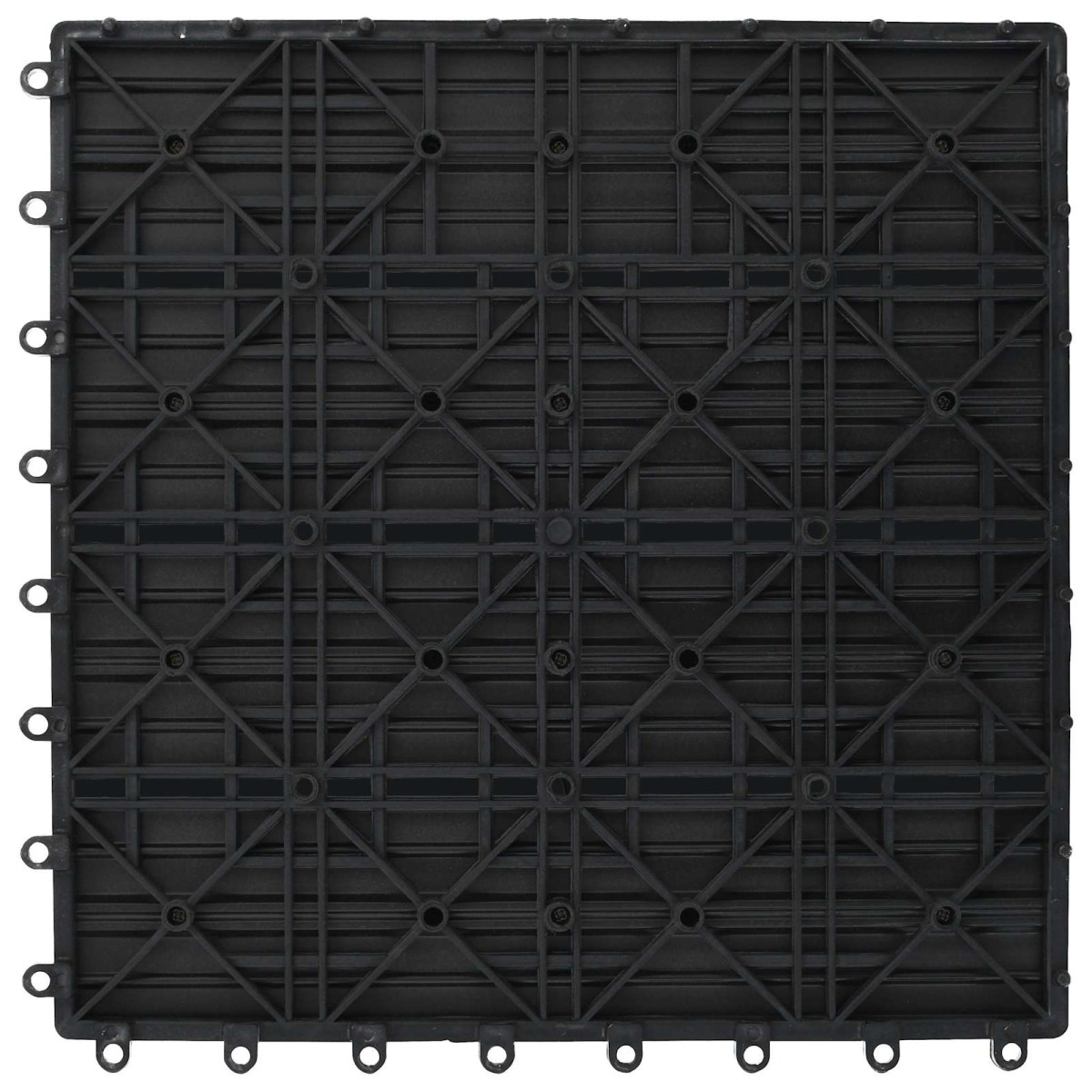 vidaXL Πλάκα Κατασκευής 22 τμχ. Γκρι 30 x 30 cm WPC