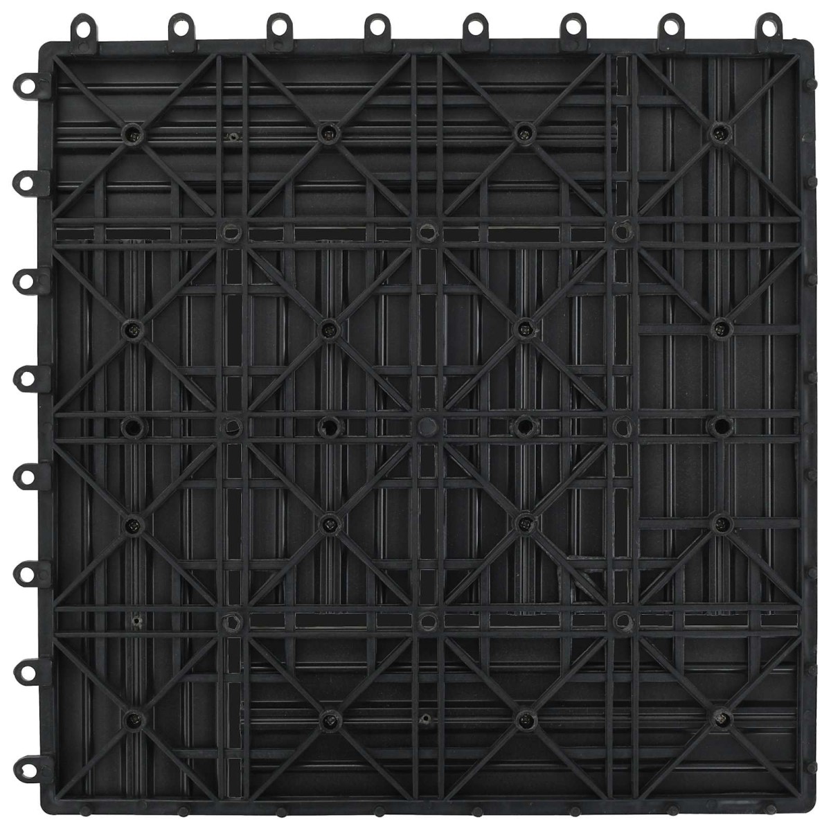 vidaXL Πλάκα Κατασκευής 22 τμχ. Γκρι 30 x 30 cm WPC