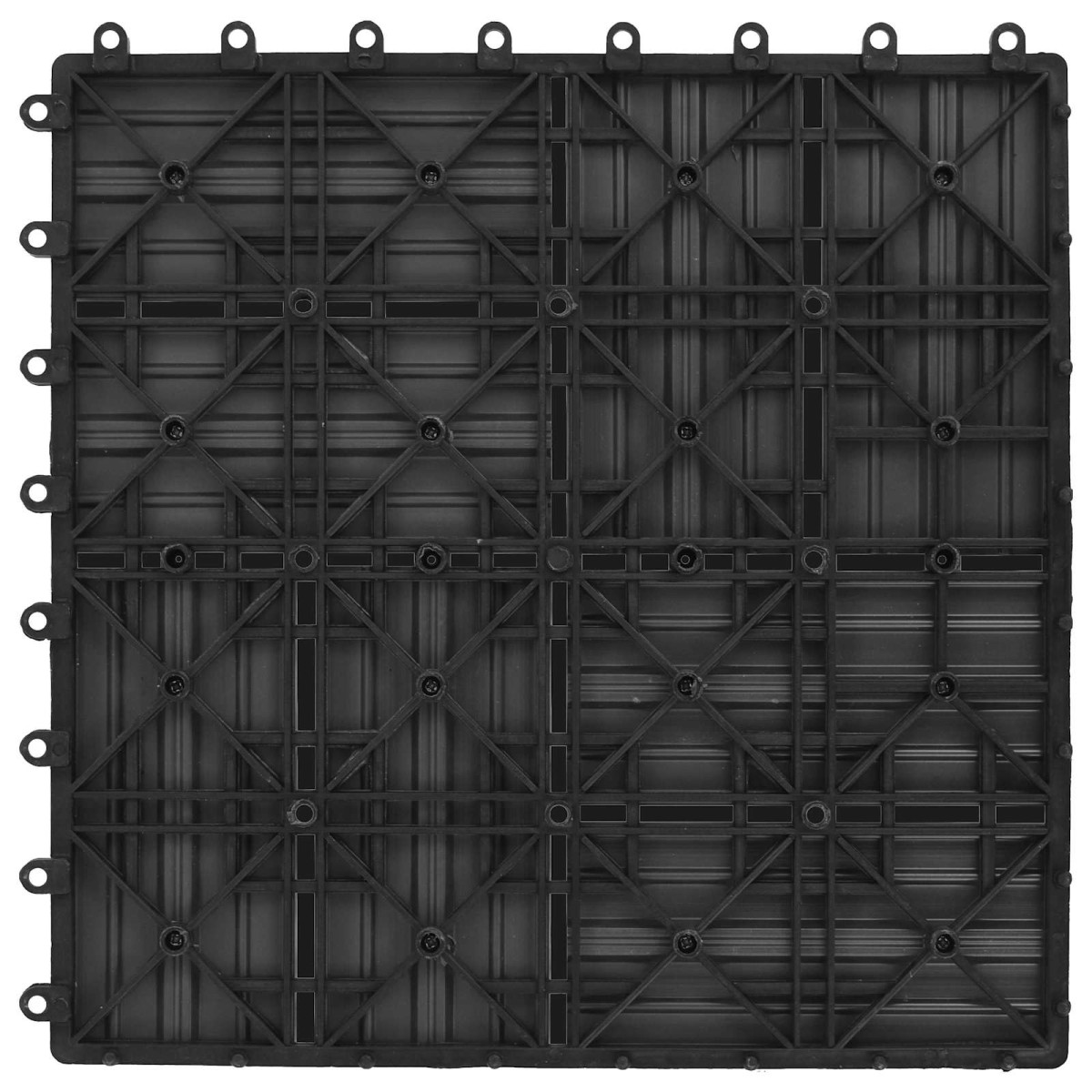 vidaXL Πλάκα Κατασκευής 22 τμχ. Γκρι 30 x 30 cm WPC
