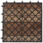 vidaXL Πλάκα Κατασκευής 30 τεμ. Γκρι 30 x 30 cm Ξύλο Ακακίας