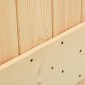 vidaXL Συρόμενη Πόρτα 2 τμχ. 80 x 210 cm Μασίφ Ξύλο Πεύκου