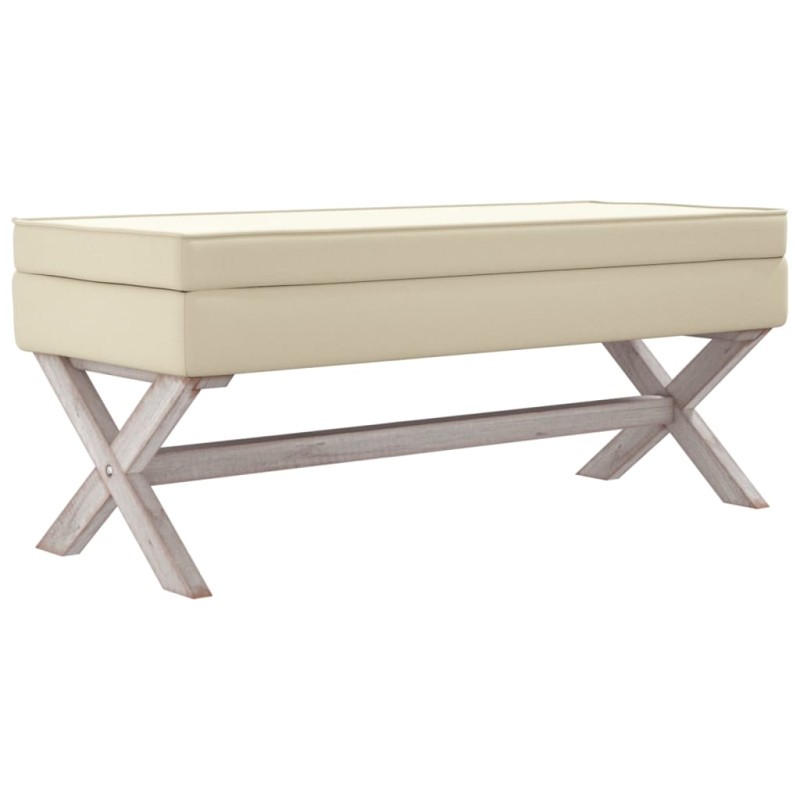 vidaXL Πάγκος Αποθήκευσης 110 x 45 x 49 εκ. Λινός