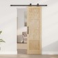 vidaXL Συρόμενη Πόρτα ORKDAL Φυσικό 61 x 198,5 εκ. Μασίφ Ξύλο Πεύκου