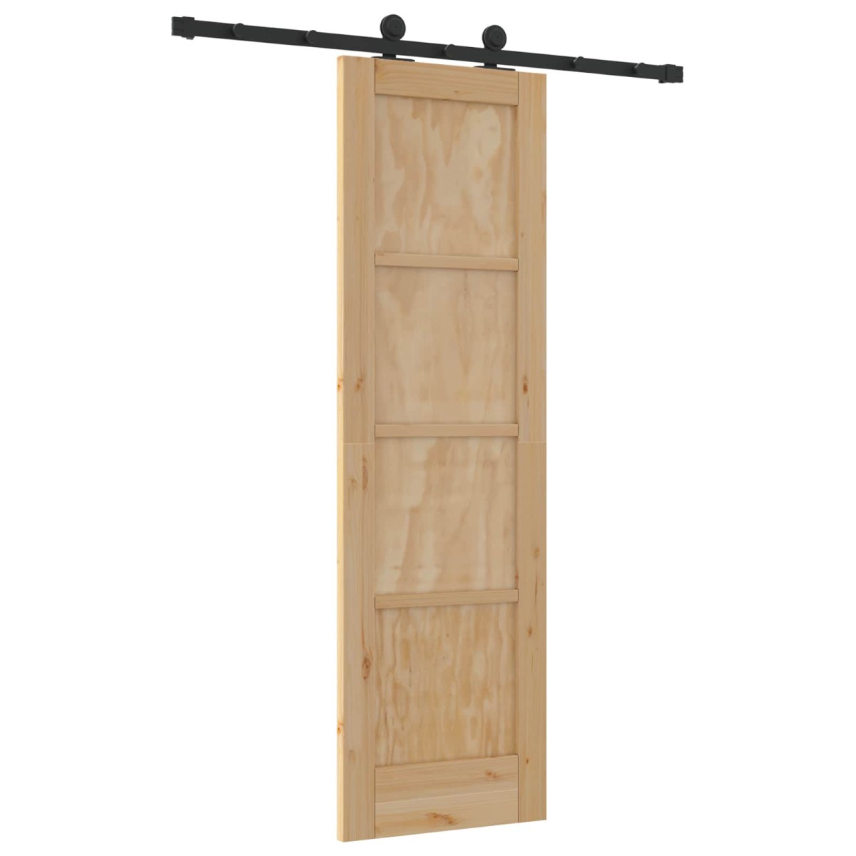 vidaXL Συρόμενη Πόρτα ORKDAL Φυσικό 61 x 198,5 εκ. Μασίφ Ξύλο Πεύκου