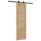 vidaXL Συρόμενη Πόρτα ORKDAL Φυσικό 61 x 198,5 εκ. Μασίφ Ξύλο Πεύκου