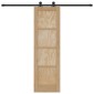vidaXL Συρόμενη Πόρτα ORKDAL Φυσικό 61 x 198,5 εκ. Μασίφ Ξύλο Πεύκου