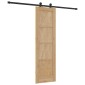 vidaXL Συρόμενη Πόρτα ORKDAL Φυσικό 61 x 198,5 εκ. Μασίφ Ξύλο Πεύκου