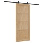 vidaXL Συρόμενη Πόρτα ORKDAL Φυσικό 86 x 198,5 cm Μασίφ Ξύλο Πεύκου
