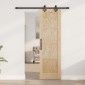 vidaXL Συρόμενη Πόρτα ORKDAL Φυσικό 61 x 198,5 εκ. Μασίφ Ξύλο Πεύκου