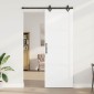 vidaXL Συρόμενη Πόρτα ORKDAL Λευκό 83 x 232 εκ. Μασίφ Ξύλο Πεύκου