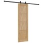 vidaXL Συρόμενη Πόρτα ORKDAL Φυσικό 61 x 198,5 εκ. Μασίφ Ξύλο Πεύκου