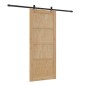 vidaXL Συρόμενη Πόρτα ORKDAL Φυσικό 86 x 198,5 cm Μασίφ Ξύλο Πεύκου