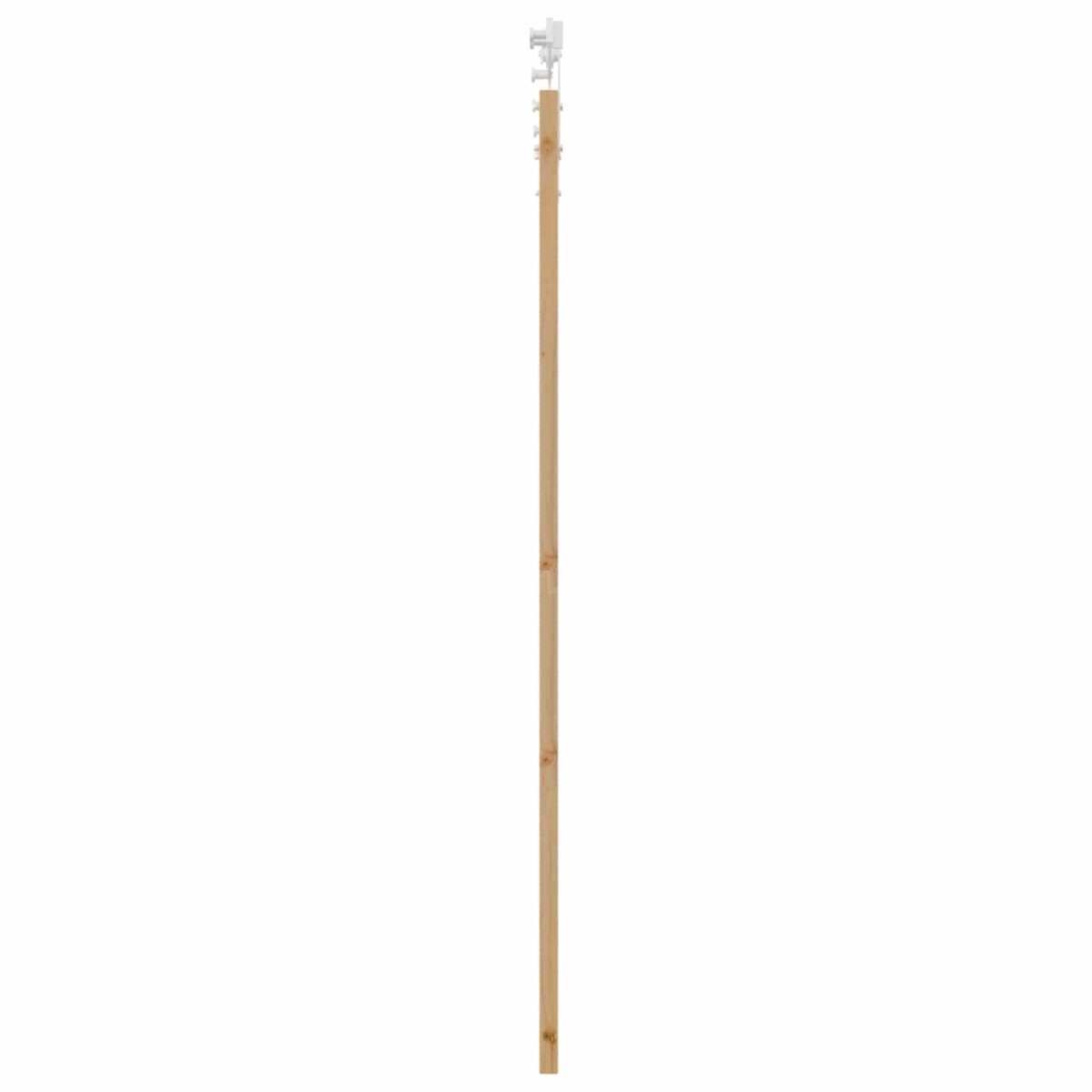 vidaXL Συρόμενη Πόρτα ORKDAL Φυσικό και Λευκό 86 x 198,5 cm