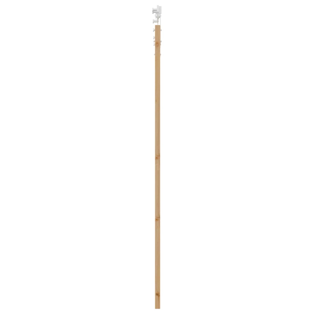 vidaXL Συρόμενη Πόρτα ORKDAL Φυσικό και Λευκό 86 x 211 cm