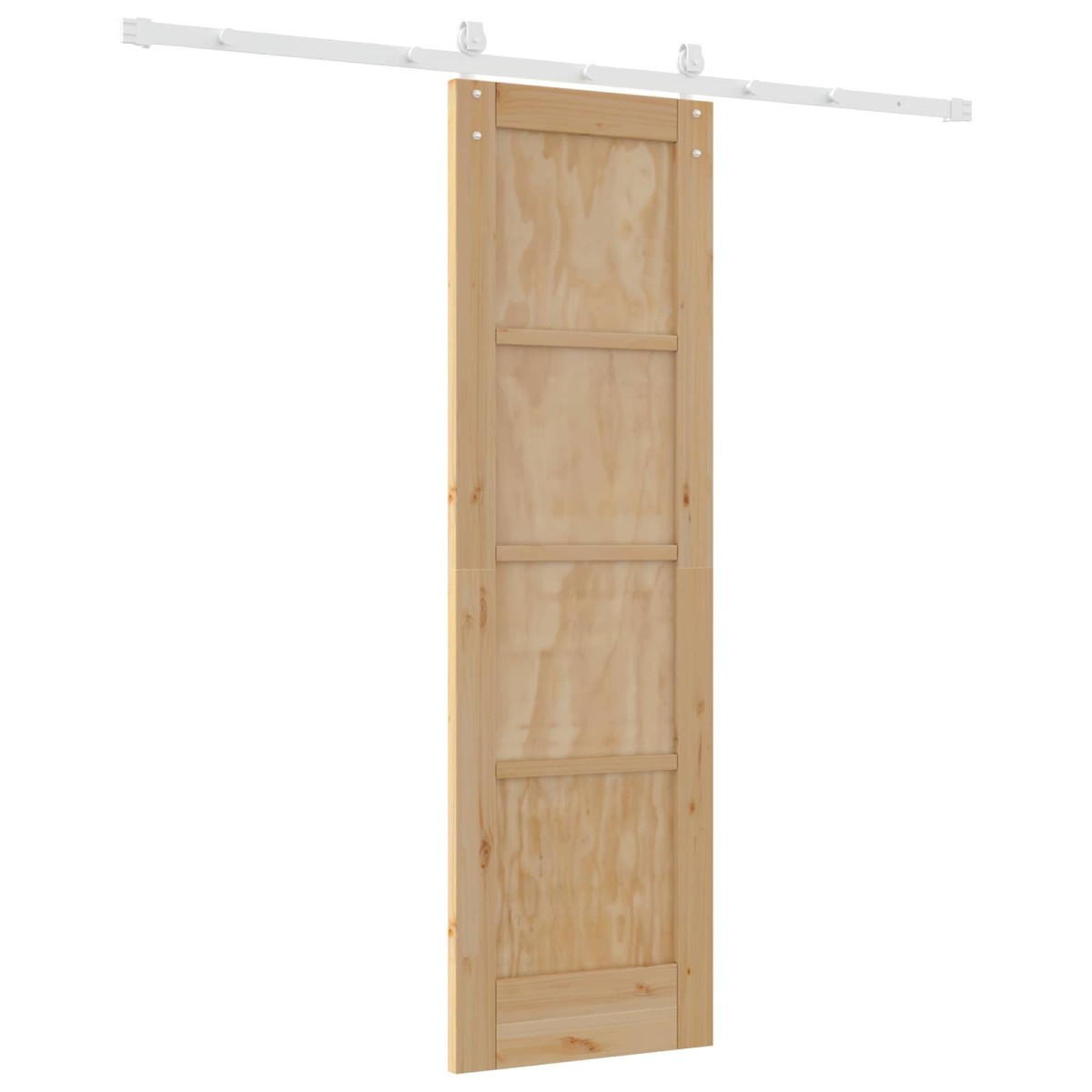 vidaXL Συρόμενη Πόρτα ORKDAL Φυσικό και Λευκό 61 x 198,5 εκ.