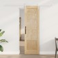 vidaXL Συρόμενη Πόρτα ORKDAL Φυσικό και Λευκό 61 x 198,5 εκ.