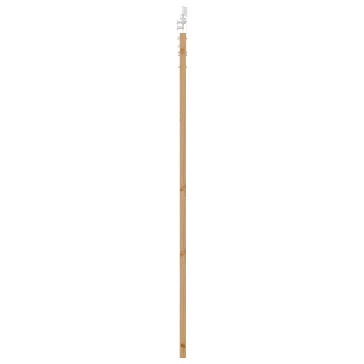 vidaXL Συρόμενη Πόρτα ORKDAL Φυσικό και Λευκό 86 x 198,5 cm