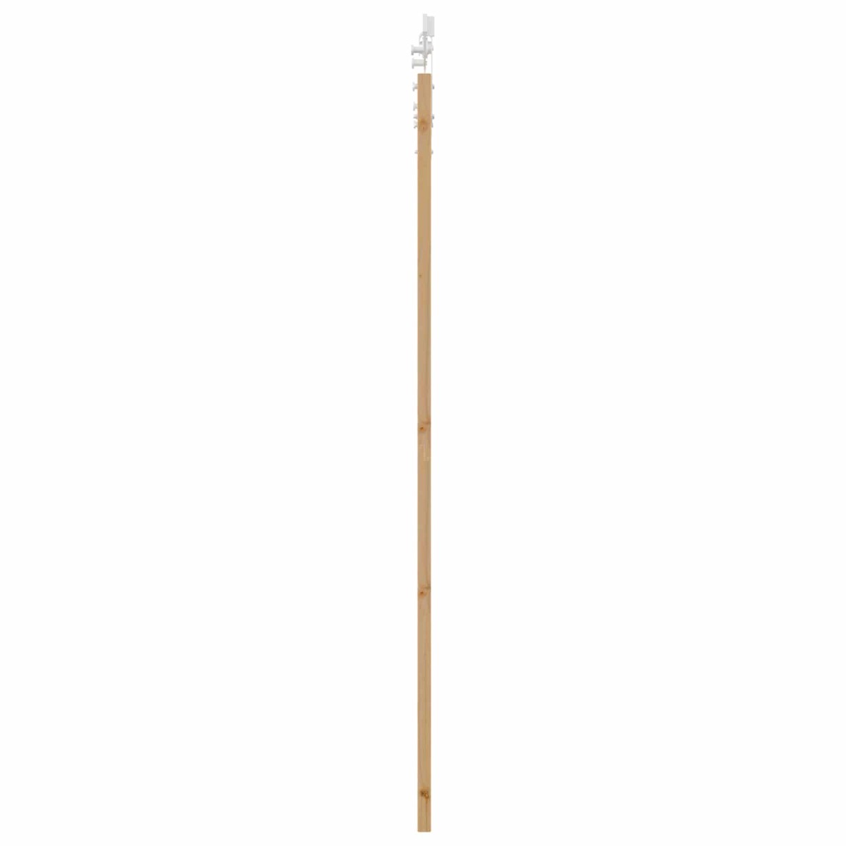 vidaXL Συρόμενη Πόρτα ORKDAL Φυσικό και Λευκό 86 x 211 cm
