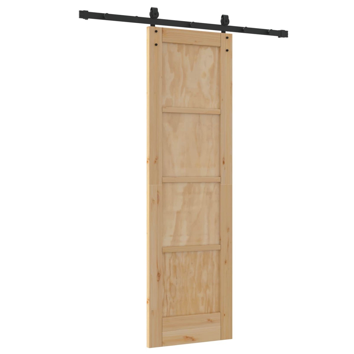 vidaXL Συρόμενη Πόρτα ORKDAL Φυσικό 61 x 198,5 εκ. Μασίφ Ξύλο Πεύκου