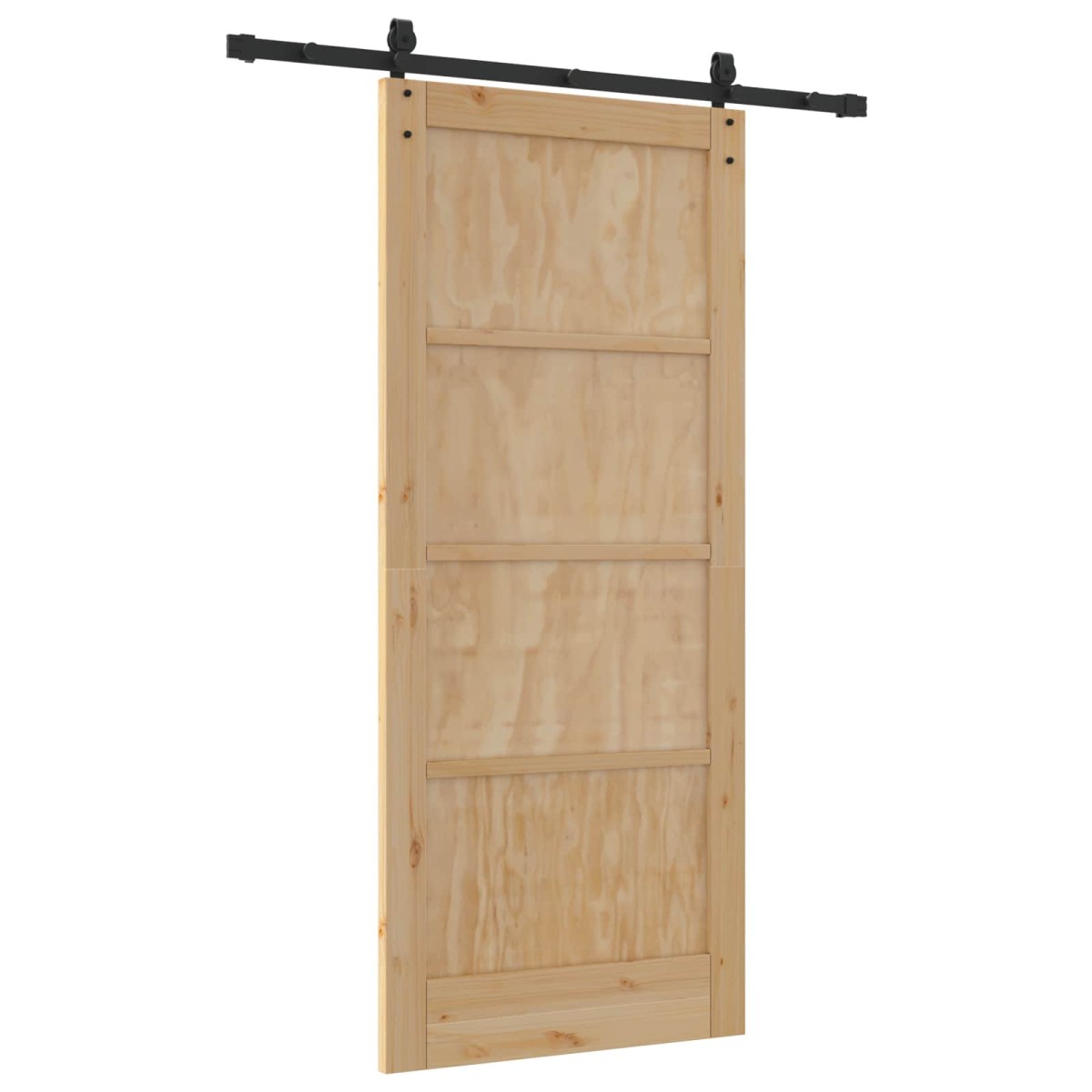 vidaXL Συρόμενη Πόρτα ORKDAL Φυσικό 86 x 198,5 cm Μασίφ Ξύλο Πεύκου